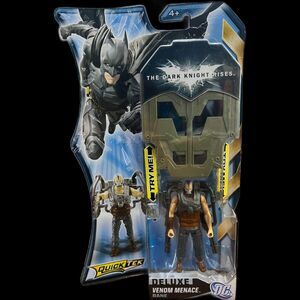 Batman Dark Knight Rises Deluxe Venom Menace Bane Figure, QuickTek 2012 Mattel